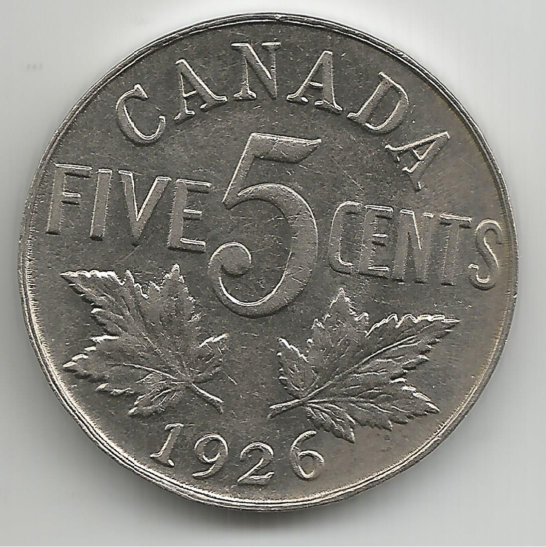 1926-5-Cent-For-Grading